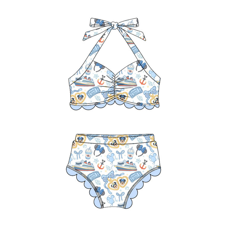 Sweetheart Ruffle Bikini - Set Sail