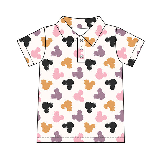 Boy's Performance Button Up - Spooky Magic Mouse