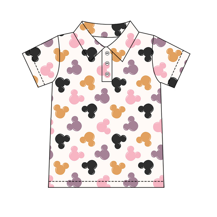 Men's Performance Button Up - Spooky Magic Mouse