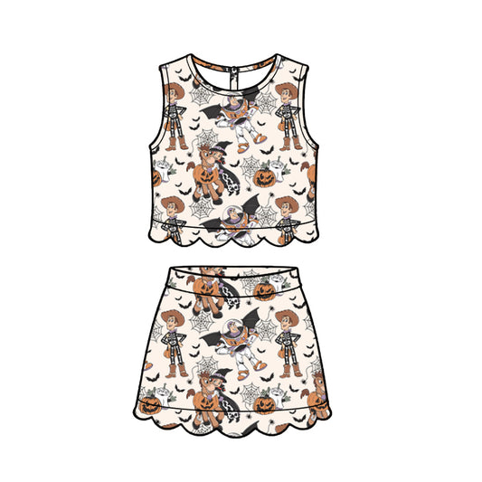 ADULT Scallop Set Tank + Skort - Spooky Toys
