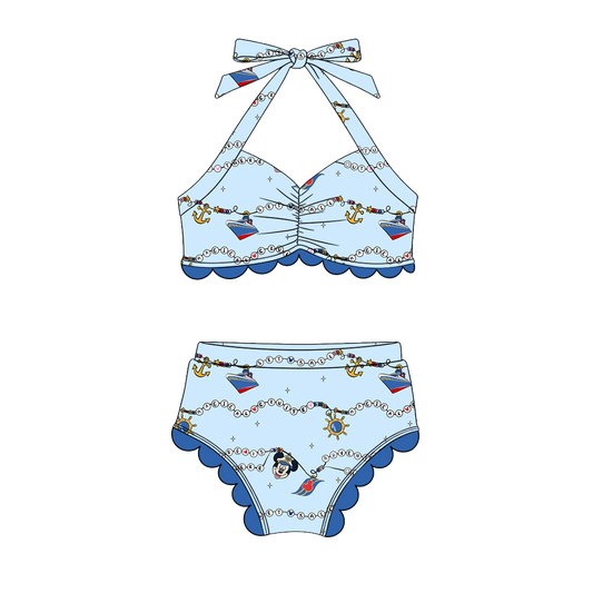 Sweetheart Ruffle Bikini - Cruise Beads