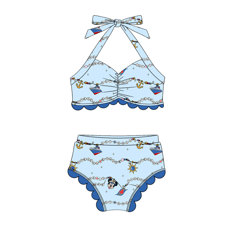Sweetheart Ruffle Bikini - Cruise Beads
