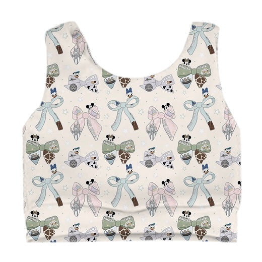 KIDS Crop Tank - Park Hopper Bows