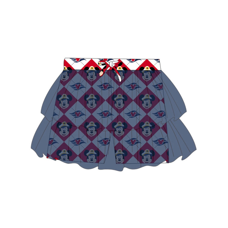KIDS Mesh Skort - Cruise Checkers