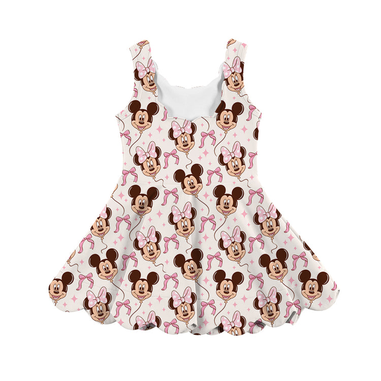 ADULT Scalloped Tank Dress - Bows + Balloons