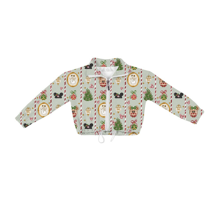 ADULT Zip Up Pullover - Holly Jolly PREORDER