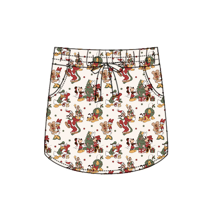 KIDS Scuba Tennis Skort - Magical Night Before Christmas