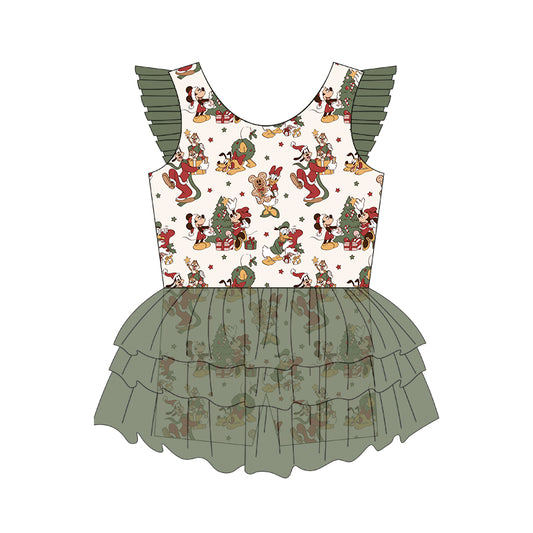 KIDS Flutter Tutu Dress - Magical Night Before Christmas
