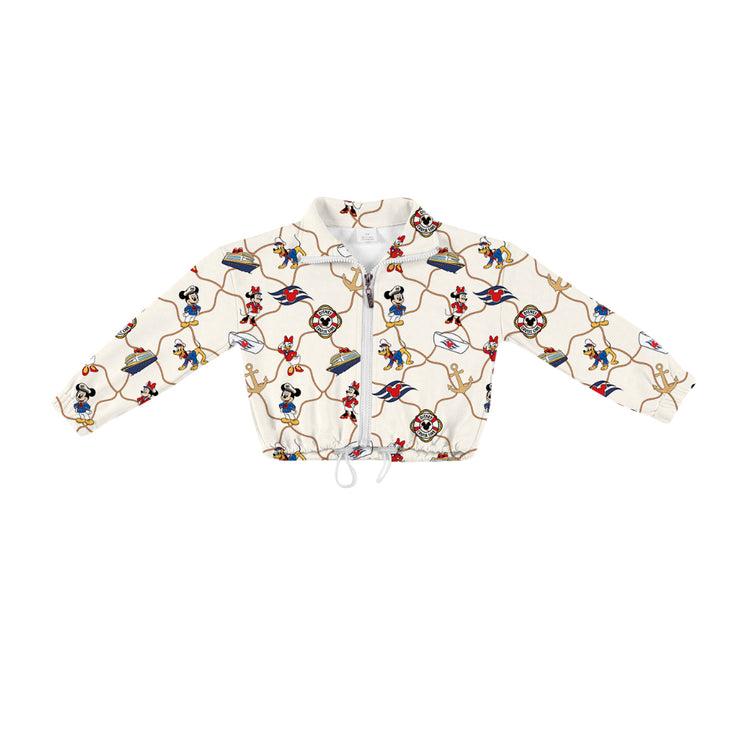 KIDS Zip Up Pullover - Roped in Cruise