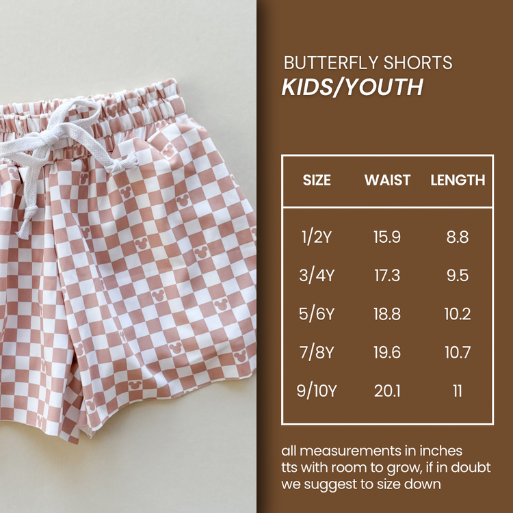 KIDS Butterfly Shorts - Walk on the Wild Side