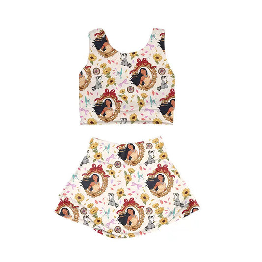 KIDS Crop + Skort Set - Spirit Within PREORDER