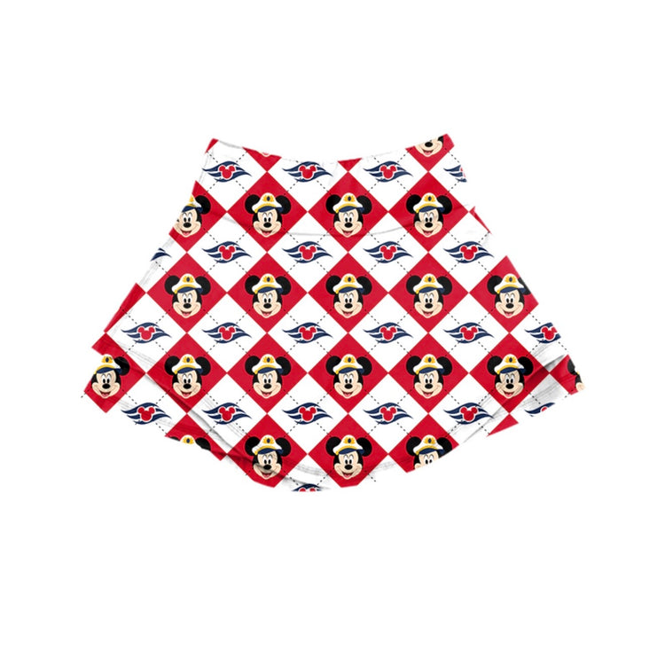 ADULT Skort - Cruise Checkers