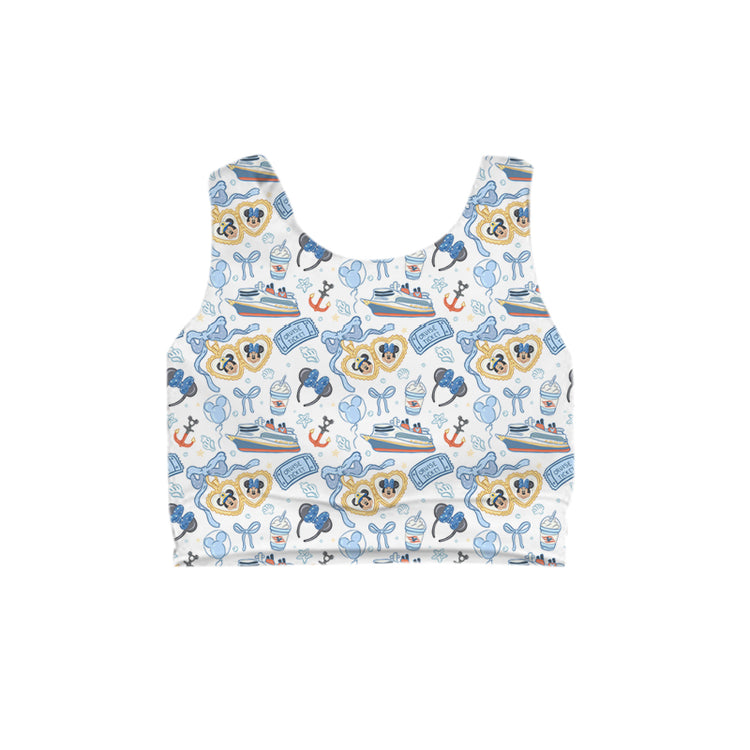 KIDS Crop Tank - Set Sail