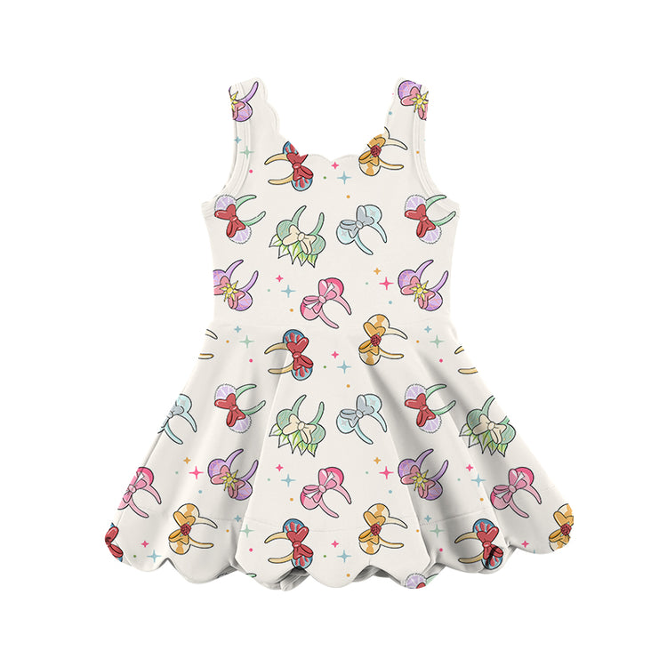 KIDS Scalloped Tank Dress - All Ears