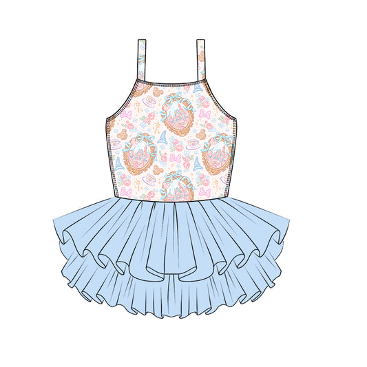 KIDS Tutu Dress - MOST Magical Day CASTLE