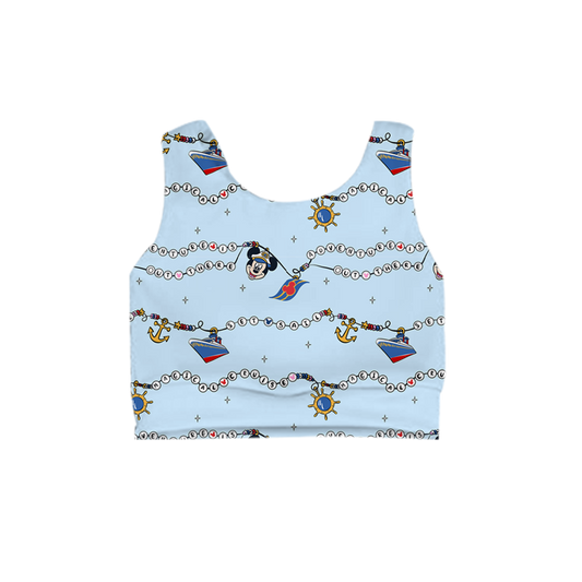 KIDS Crop Tank - Cruise Beads