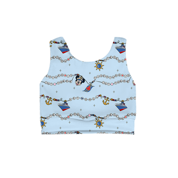 KIDS Crop Tank - Cruise Beads