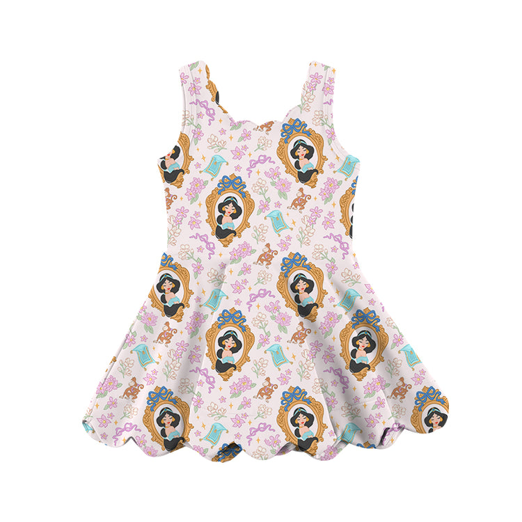 KIDS Scalloped Tank Dress - Jewel Queen PREORDER