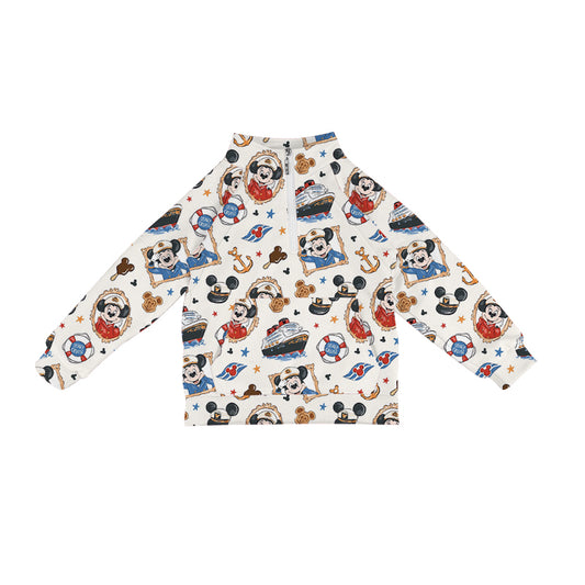 KIDS Quarter Zip Pullover - Cruise the Seas PREORDER