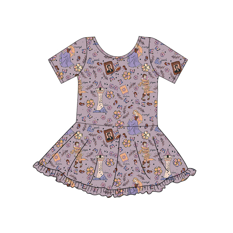 KIDS Park Essential TWIRL Dress - Floating Lanterns