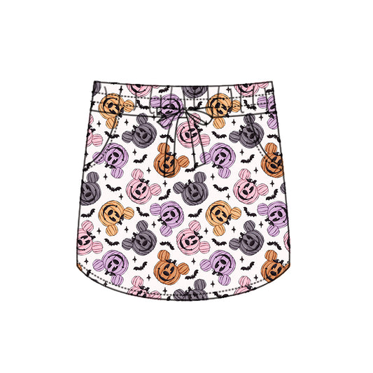 KIDS Scuba Tennis Skort - Oh, Bats + Pumpkins