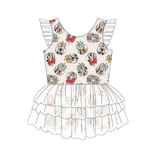 KIDS Flutter Tutu Dress - Sensational Six Ornaments