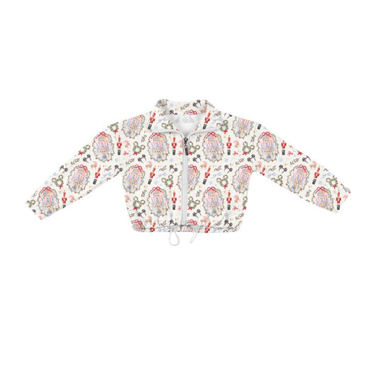 KIDS Zip Up Pullover - Christmas at the Castle PREORDER