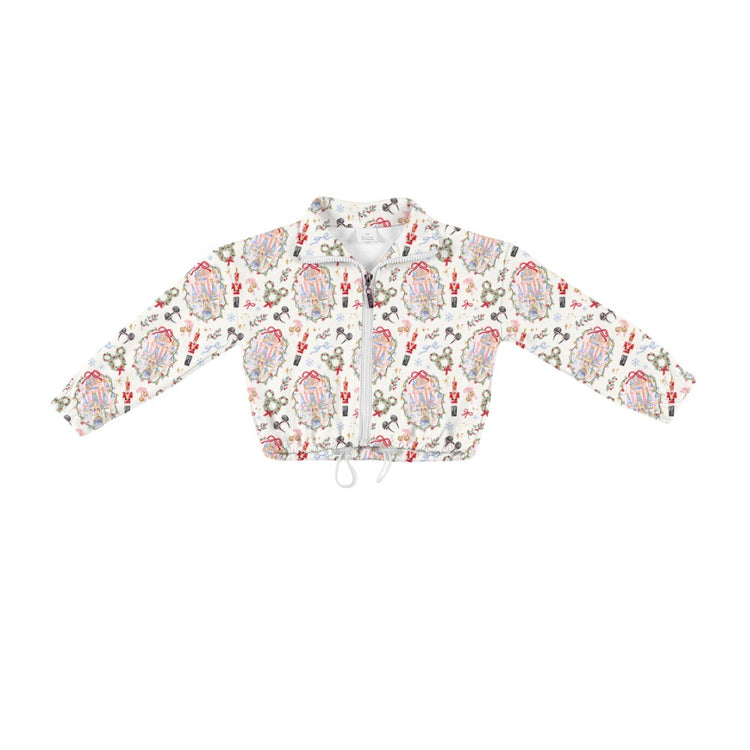 KIDS Zip Up Pullover - Christmas at the Castle PREORDER
