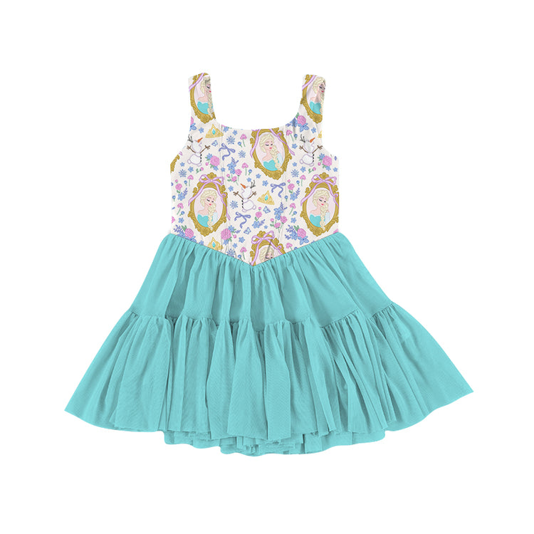 KIDS Mesh Tank Dress - Ice Queen