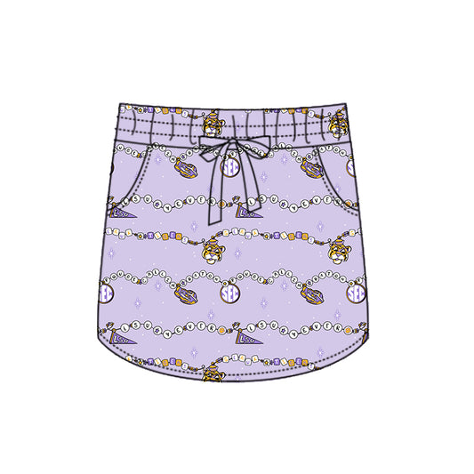 KIDS Scuba Tennis Skort - Tigers