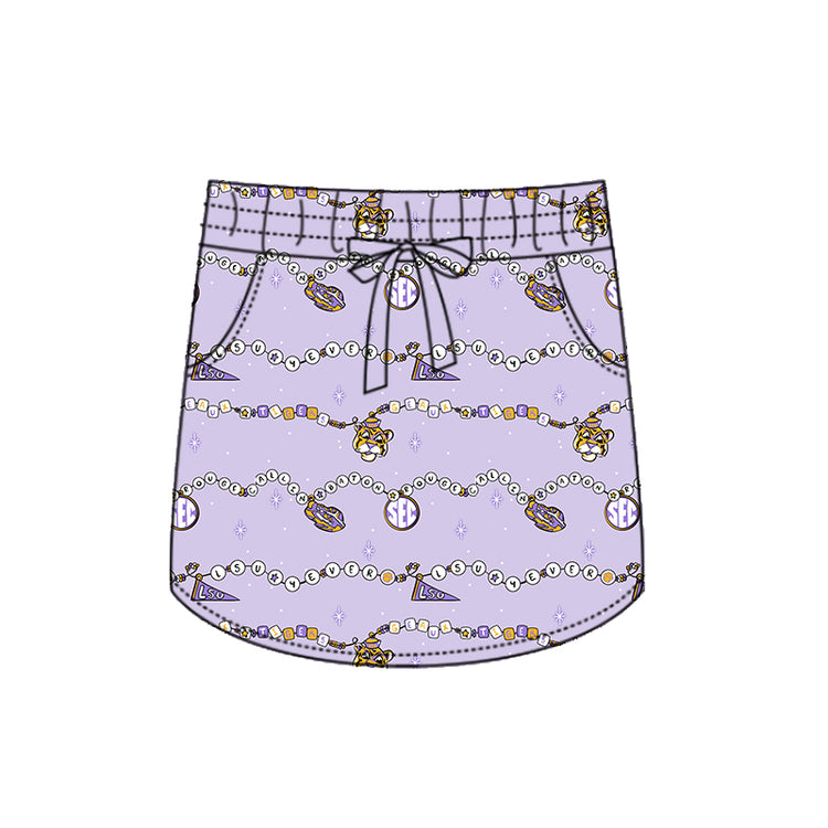 KIDS Scuba Tennis Skort - Tigers