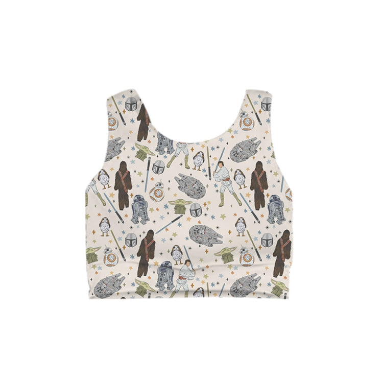 KIDS Crop Tank - Boho Galaxy