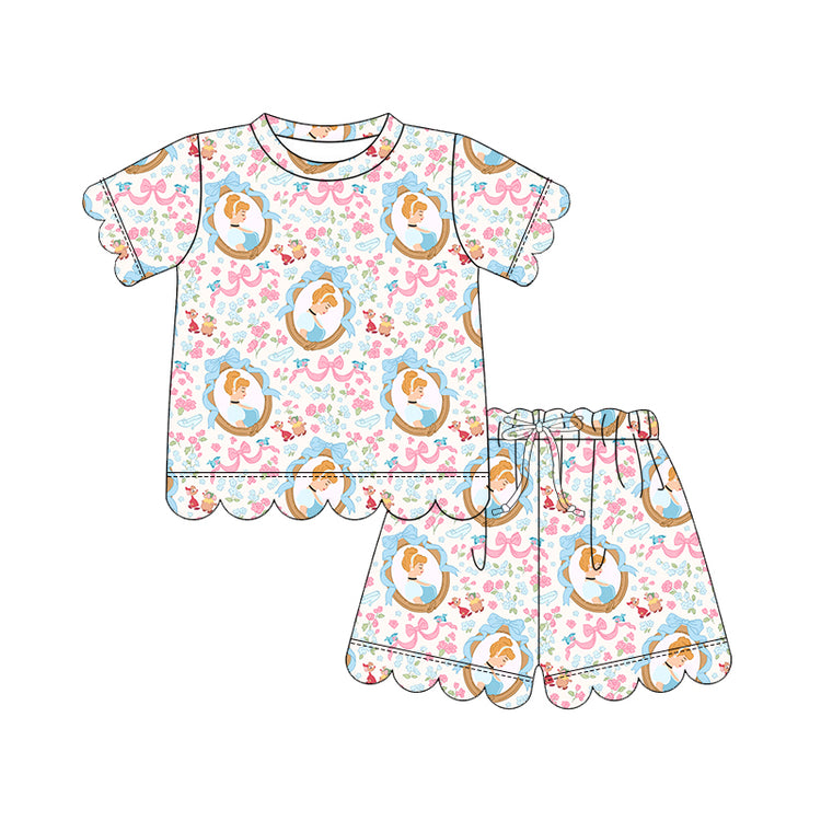 ADULT Scallop Tee + Shorts Set - Midnight Magic PREORDER