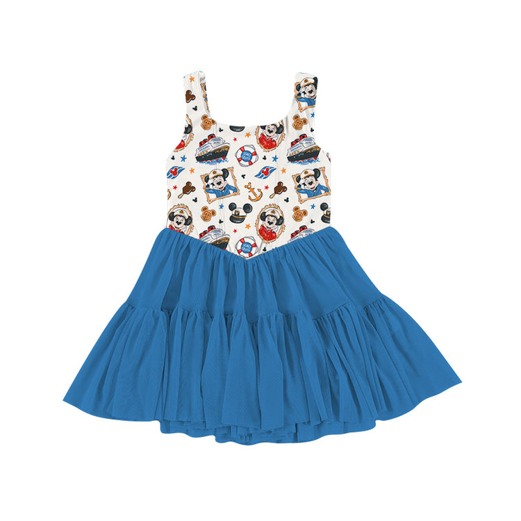 KIDS Mesh Tank Dress - Cruise the Seas