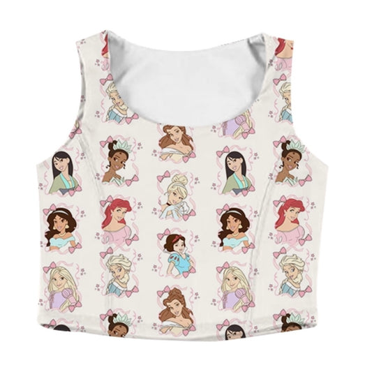 KIDS Scoop Tank - Pretty in Pink Princesses