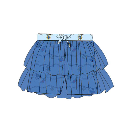 KIDS Mesh Skort - Cruise Beads