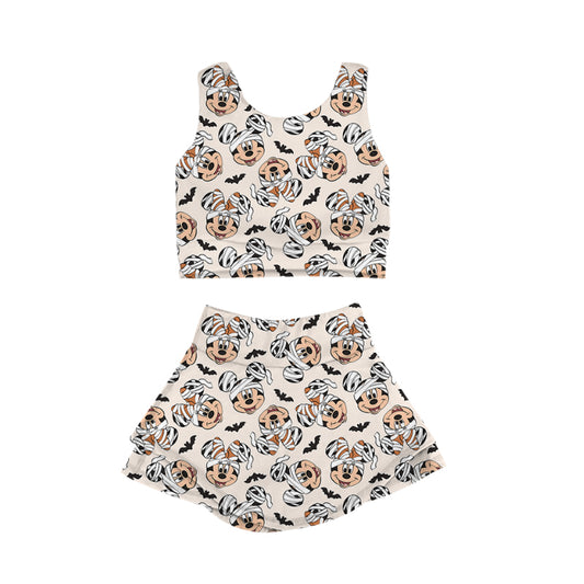 KIDS Crop + Skort Set - Mummy Magic