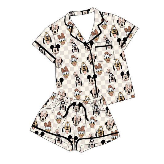 KIDS Bamboo Lounge Set - Boho Checkers