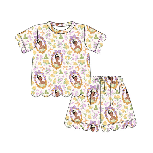 ADULT Scallop Tee + Shorts Set - Bayou Babe PREORDER