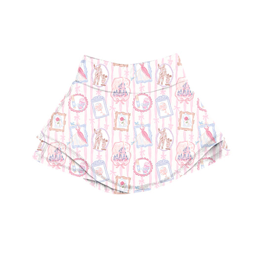 ADULT Skort - Whimsy Watercolor