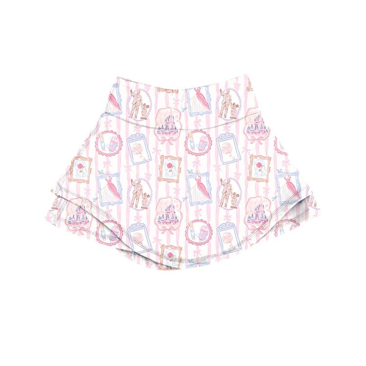 ADULT Skort - Whimsy Watercolor