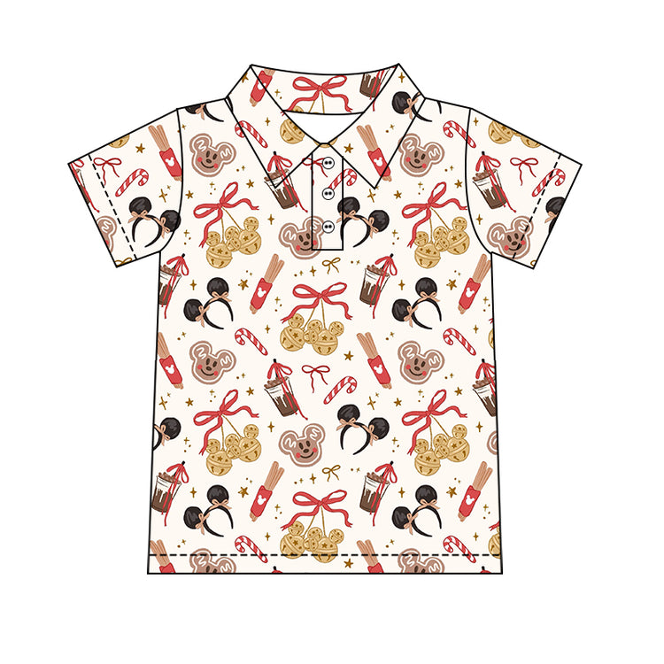 Boy's Performance Button Up - cocoa + cookies