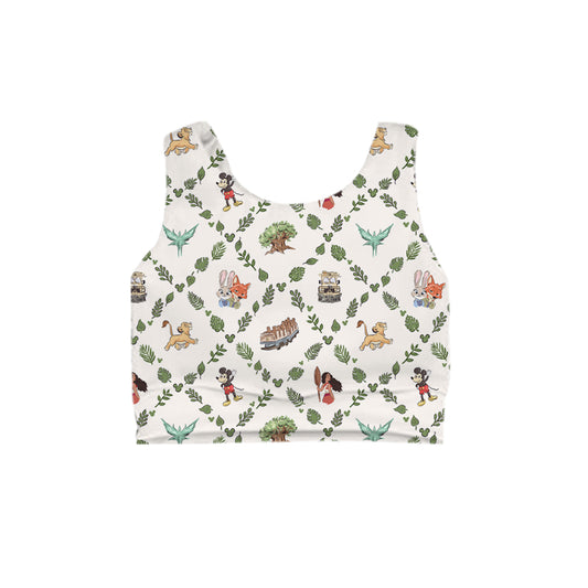 ADULT Crop Tank - Roam the Wild