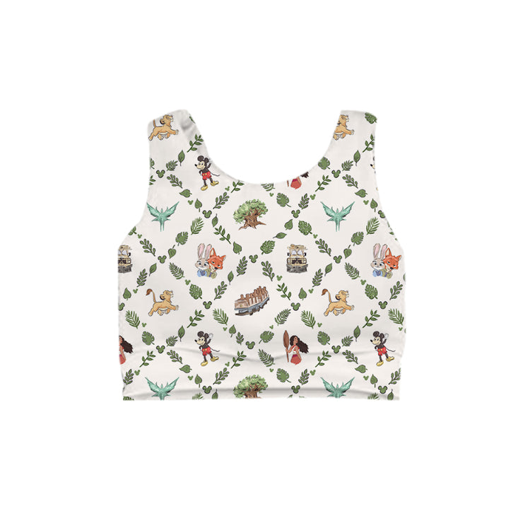 ADULT Crop Tank - Roam the Wild