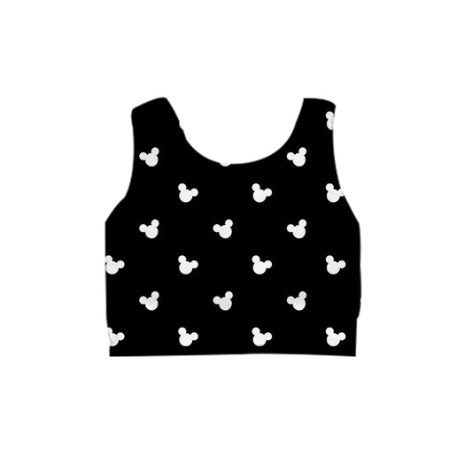 ADULT Crop Tank - BLACK Classic