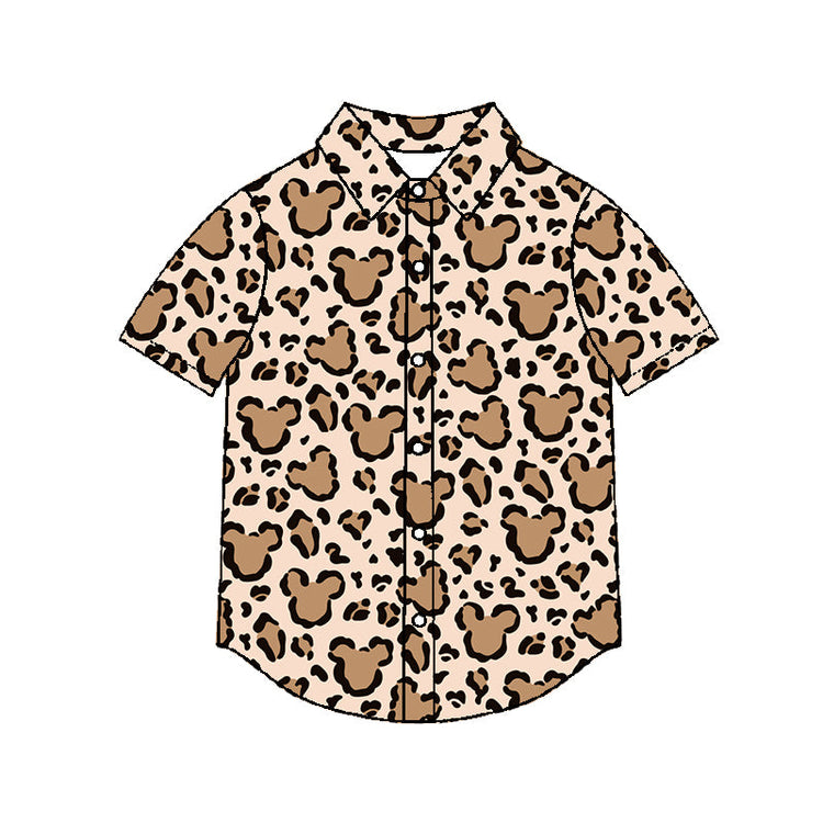 Men's Performance Button Up - Walk on the Wild Side