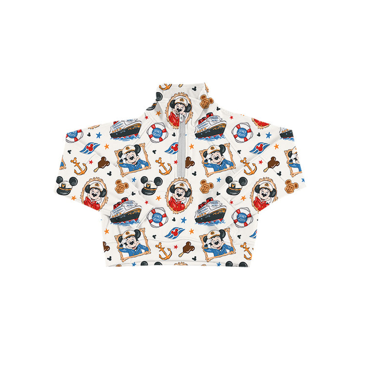 ADULT Zip Up Pullover - Cruise the Seas