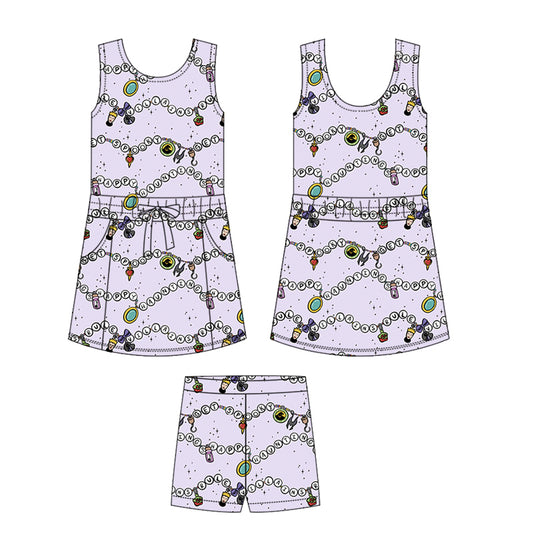 KIDS Scuba Tank Dress/Shorts set - Bracelet Baubles Villains
