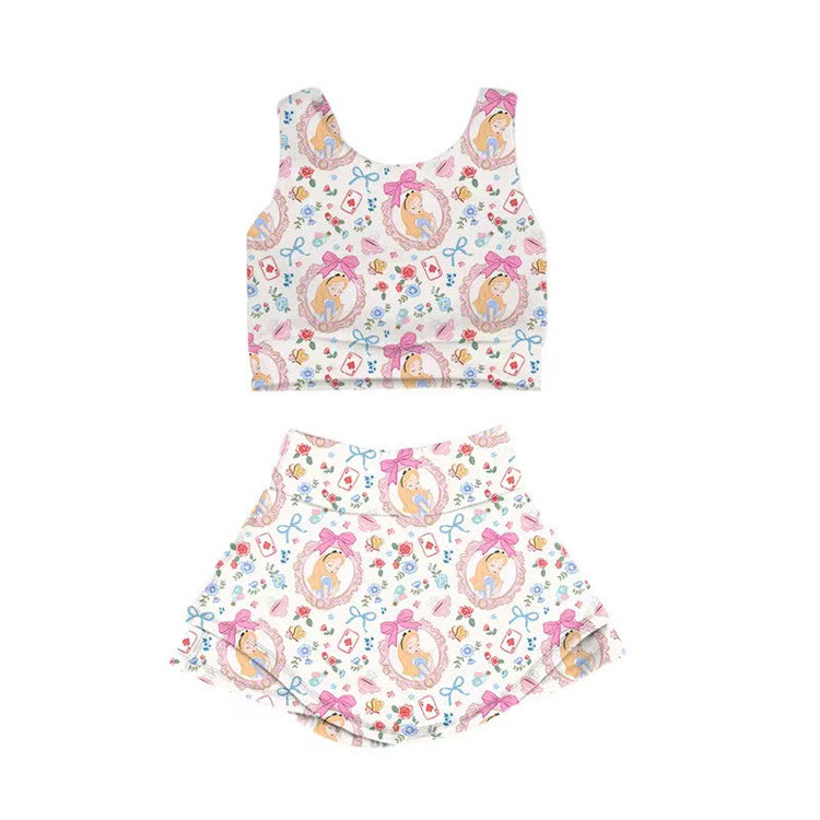 KIDS Crop + Skort Set - Curious Charm