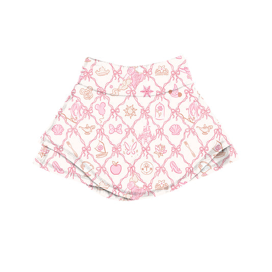 KIDS Skort - Pink Park Icons